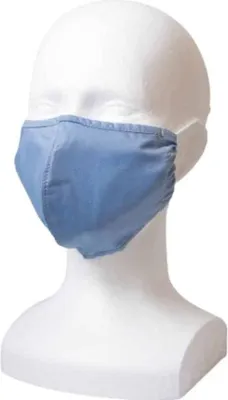 Produktbild von Mundschutz mit Tasche YourFASHION SilverPlus | blau | 1 Mundschutz + | L/XL