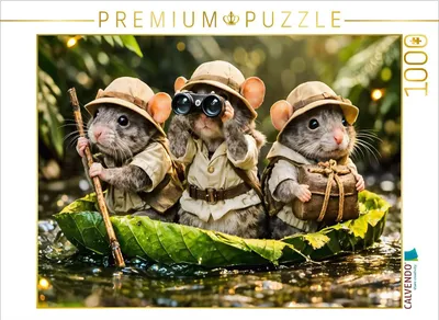 Produktbild von CALVENDO Puzzle Dschungelpfoten | 1000 Teile Lege-Größe 64x48cm Foto-Puzzle für glückliche Stunden