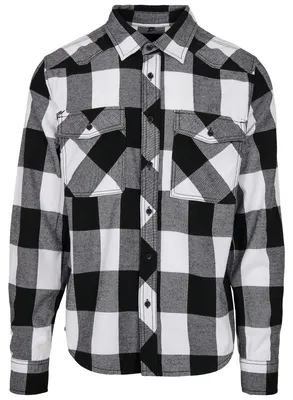 Immagine prodotto di Build Your Brand - Camicia da uomo LT4447 (5XL) (nero/bianco)