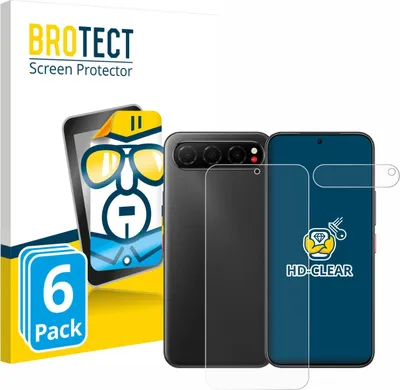 Produktbild von 6x Für Nubia Air (Display+Kamera) Schutzfolie BROTECT Displayschutz Display Schutz Folie Klar Transparent