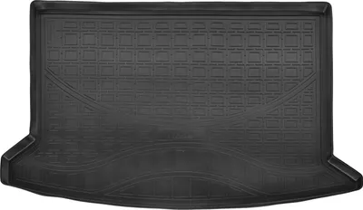 Image de Tapis De Coffre en Caoutchouc TPE Pour Mercedes B Class W247 Depuis 2018 Hatchback, Bord Haut, Noir, Antidérapant, Toutes Saisons
