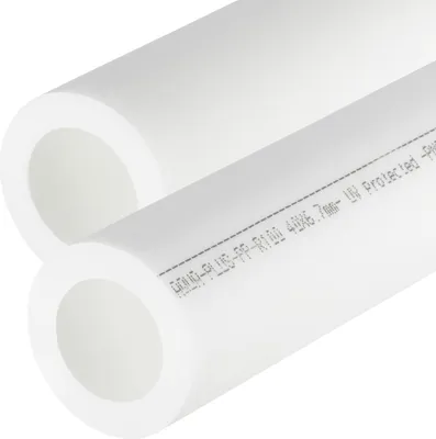 Produktbild von Ø 40mm x 2 Meter, PPR Aqua Plus Rohr in Weiß | Wasserrohr, Heizungsrohr Klimaleitung Fusiotherm