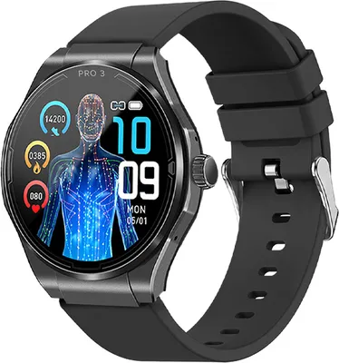 Produktbild von Knauermann PRO 3 (2024) Gesundheitsuhr mit Telefon & Notruffunktion SOS Taste