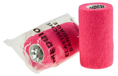 Produktbild von 1 Haftbandage Selbsthaftende Bandage / Fixierbinde 10 cm x 4,5 m pink energy