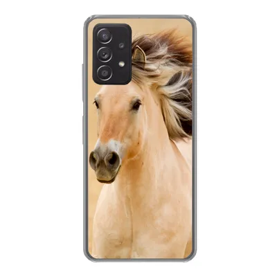 Produktbild von MuchoWow® Handyhülle Schutzhülle Hülle für Samsung galaxy a73 Pferde - Tiere - Mähne - Porträt Silikon Softcase Handy Hülle - Handyhülle
