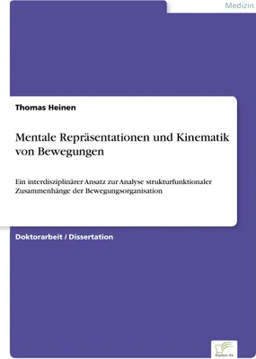 Produktbild von Mentale Repräsentationen und Kinematik von Bewegungen