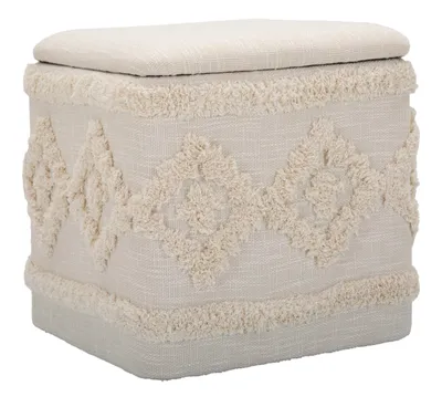 Produktbild von Mauro Ferretti Damaskus quadratischer Sitzsack 40x40x40 cm natur