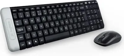 Obrázek produktu pro Logitech Wireless Combo MK220, Bezdrátový, USB, Černá, Obsahuje myš