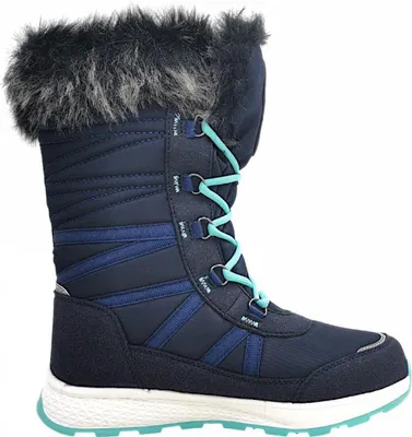 Imagen del producto de Trollkids Hemsedal: Botas de invierno para niñas, color azul, ideales para uso diario