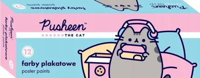 Produktbild von Plakatfarben 12 Farben 20Ml Pusheen 8006