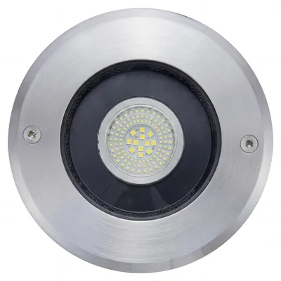 Produktbild von LED Bodeneinbauleuchte rund Ø 14 cm Edelstahl Glas IP67 wasserdicht staubdicht 4000 K 1032 lm Einbauleuchte außen