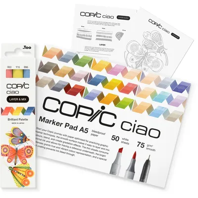 Immagine prodotto di COPIC 220750203 Marcatore COPIC ciao "LAYER & MIX Starter Set", brillante