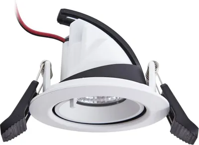 Produktbild von Arcchio Harcos LED-Downlight, weiß, Ø 8 cm, 4.000K