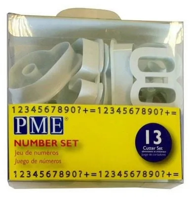 Productafbeelding van PME stansets met letters, wit, ABS, 13 mm, 50 mm, 120 mm, 49 mm