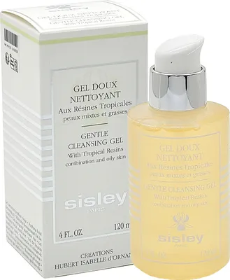 Produktbild von Sisley Gentle Cleansing Gel With Tropical Resins, 120 ml, Frauen, ölige Haut, Reinigend, Pumpenflasche
