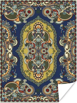 Produktbild von MuchoWow® Poster Teppiche - Muster - Farben 120x160 cm - Wandbilder