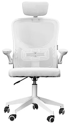 Produktbild von Mars Gaming MGC-ERGOPLUS, Gepolsterter Sitz, Vernetzte Rückenlehne, Weiß, Weiß, Baumwolle, Netz