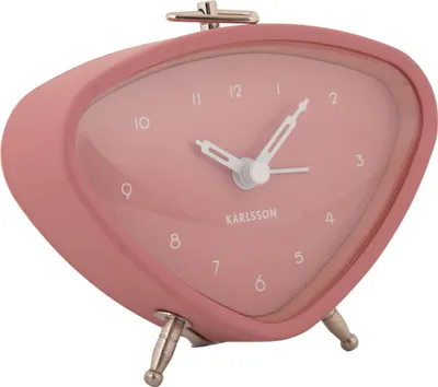 Obrázek produktu pro Karlsson KA5946PI Trojúhelníkový budík, 12 cm