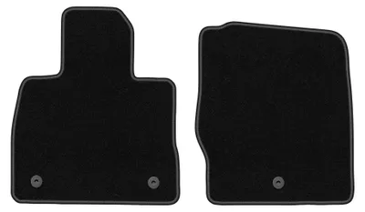Imagen del producto de Alfombrillas delanteras de moqueta para Ford Explorer MK6 SU625 2020- (SUV) – 2 piezas, negras, a medida – Wielganizator BASIC