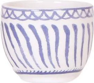 Image de Pot décoratif Granada - Bleu - Ø6cm - Pot de fleurs en céramique de style