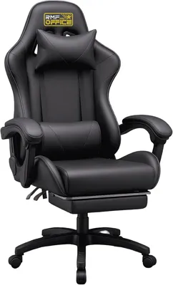Produktbild von Kinderhochstuhl Professioneller Gaming-Stuhl – ergonomisch und neigbar – bequemer und entspannender Gaming-Stuhl mit Fußstütze – drehbare Räder, höhen