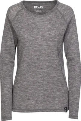 Immagine prodotto di Trespass top baselayer in merino da donna Libra TP4319 (L) (grigio scuro screziato)