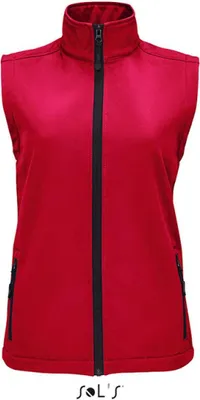 Produktbild von SOLs 02888 | Damen Race Bodywarmer Women Softshell - Wasserabweisend - Farbe: Pepper Red - Größe: L