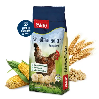 Produktbild von PANTO KAK Kükenalleinkorn (2 mm gekörnt) 25kg - Körnermischung für Legehennenküken