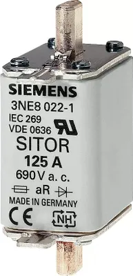 Immagine prodotto di Fusibili Sitor 3NE1022-0 Sitor 125A 690V Gr