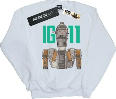 Produktbild von Star Wars - "The Mandalorian Bounty Hunter" Sweatshirt für Herren BI46345 (4XL) (Weiß)