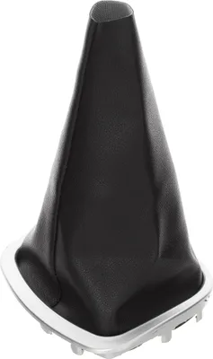 Image de Manchette + cadre argent pour pommeau de levier de vitesses pour Renault Clio