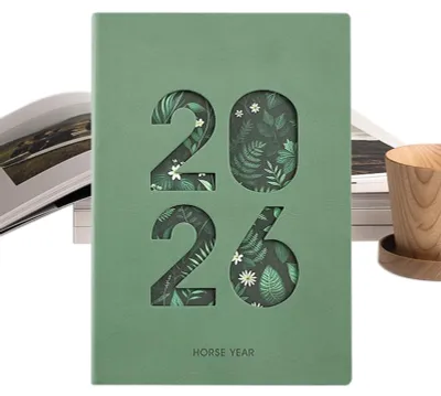 Imagen del producto de Planificador de escritorio portátil para el año 2026, diseñado para una organización eficiente