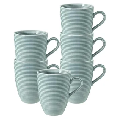 Produktbild von Seltmann Weiden Beat Arktisblau Becher mit Henkel 0,35l 6er Set