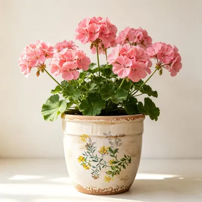 Image de Vase en céramique vintage, style rustique - Décoration pour le salon