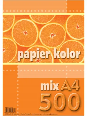 Produktbild von Kreska Farbkopierpapier A4 80g 500 Blatt Mix 5 Farben