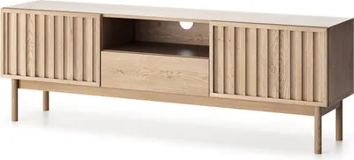 Produktbild von Fernsehschrank Saori Rtv 159X53X37 Cm 2 Türen 1 Schublade Tv-Lowboard Unterschrank Cremona Eiche