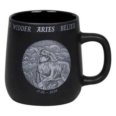 Produktbild von Könitz Becher Sternzeichen Widder, Tasse, Kaffeetassen, New Bone, Schwarz, 395 ml, 1172392884