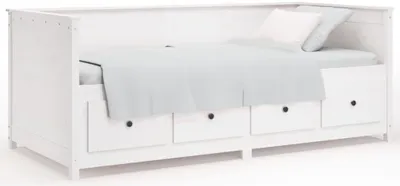 Zdjęcie produktu dla VidaXL 820912, sofa rozkładana, Biały, Drewno sosnowe, 1975 mm, 970 mm, 800 mm