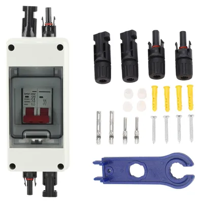 Obrázok produktu pre Solárny odpojovač, mini istič s vodotesnou rozvodnou skriňou IP65, PV odpojovač, DC 500 V, 20 A