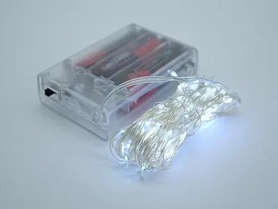 Obrázok produktu pre svetlá na kábli 10m 100 led biele svetlo