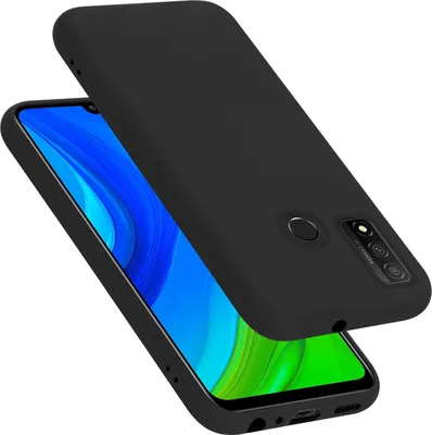 Produktbild von Cadorabo Schutzhülle für Huawei P SMART 2020 Hülle in Schwarz Handyhülle Case Cover TPU Etui