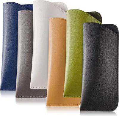 Produktbild von 6er Pack Brillenetui Weich für Sonnenbrillen und Lesebrillen, Tragbares Brillen Etui Set
