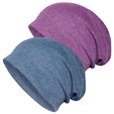 Zdjęcie produktu dla Solidchoice - Męskie i damskie czapki typu beanie, idealne dla osób po chemioterapii i do spania