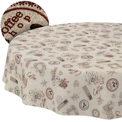 Obrázok produktu pre Prateľné obrusy s ružovým vzorom a lotusovým efektom 120 cm