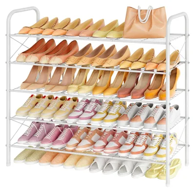 Produktbild von Platzsparendes Freistehendes Schuhregal aus Metall