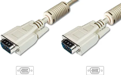 Produktbild von DIGITUS XGA Monitorkabel Stecker - Stecker 3,0 m