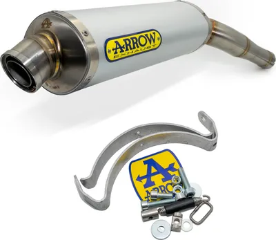 Produktbild von Tłumik tylny Arrow Maxi Race-Tech aluminiowy, zaślepka ze stali nierdzewnej z homologacją do Honda CBR RR Fireblade 1000 ccm rok 2004 - 2007