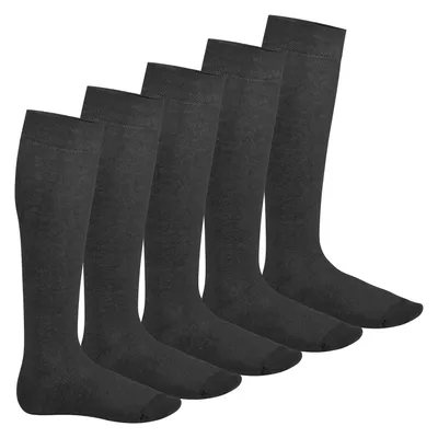 Produktbild von Footstar EVERYDAY! 5 PAAR Damen & Herren Kniestrümpfe - Anthrazit 39-42