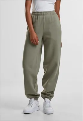 Zdjęcie produktu dla Dámské kalhoty Urban Classics Damskie puszyste spodnie dresowe paleolive - 4XL
