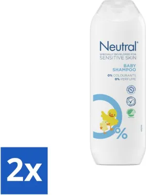 Produktbild von Neutrales Babyshampoo – Für empfindliche Haut – Ohne Duftstoffe – Ohne Farbstoffe – 250 ml - Vorteilspack - 2 Stücke